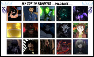 My Top 15 Favorite Villains