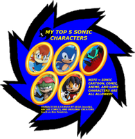 4XEyes1987's Top 5 Sonic Characters