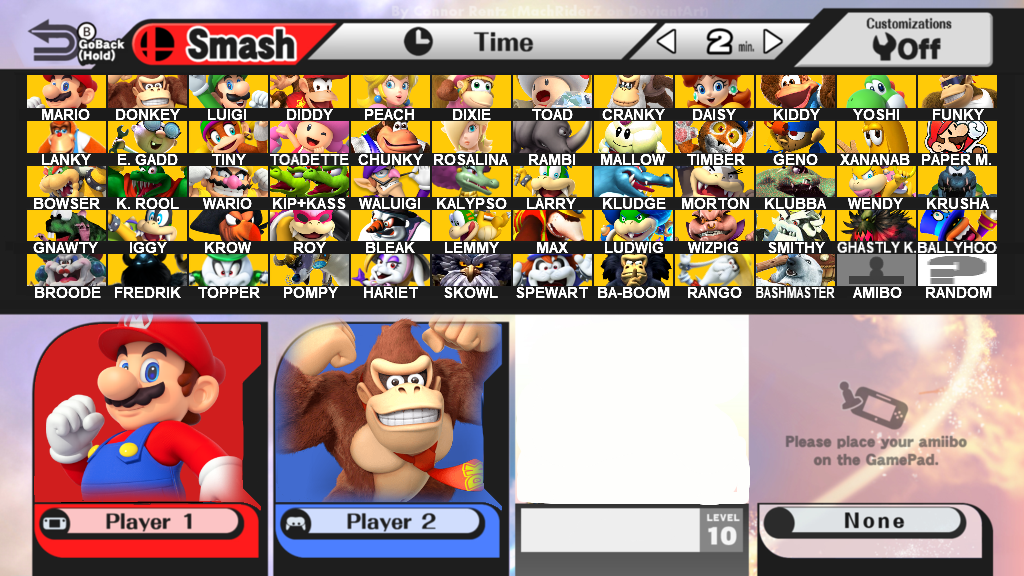 Super Smash Bros ~ Super Mario VS Donkey Kong