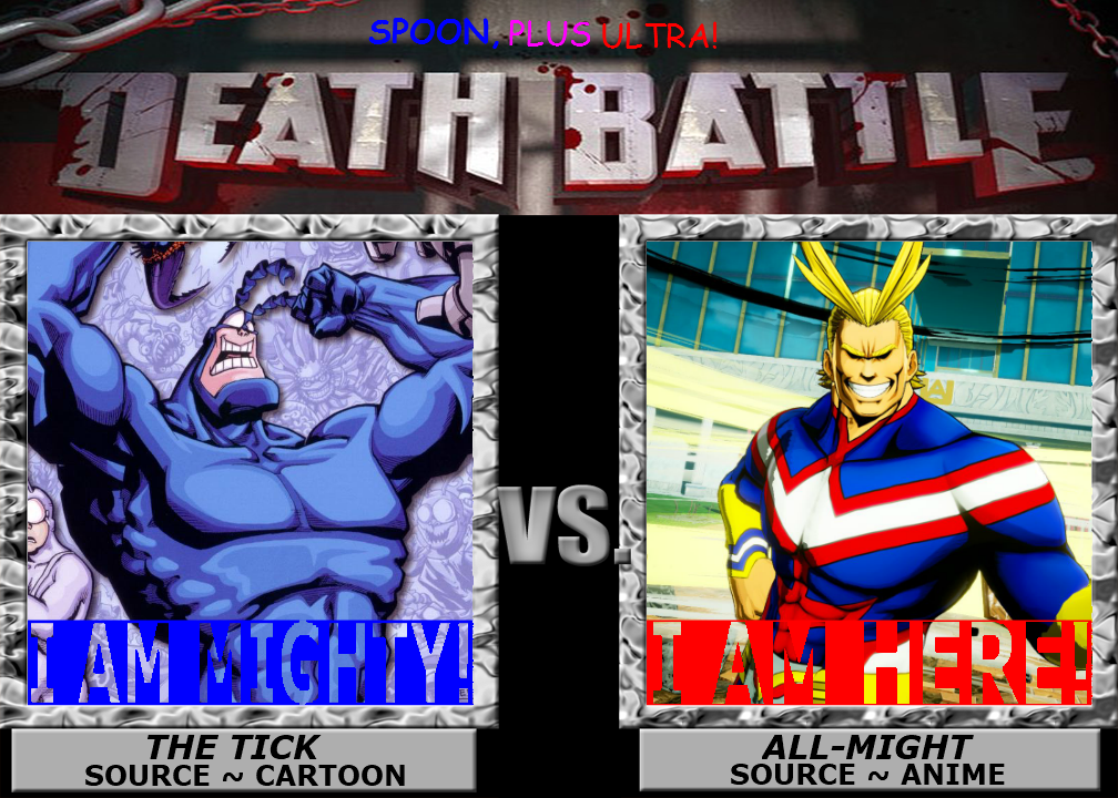 Death Battle ~ The Tick VS All-Might