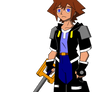 Bruce Timm Style ~ Sora (Kingdom Hearts)