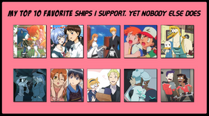 My Top 10 Fav Ships I Support Yet Nobody Else Does