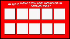 Top 10 Things I Wish Nintendo Direct Announced