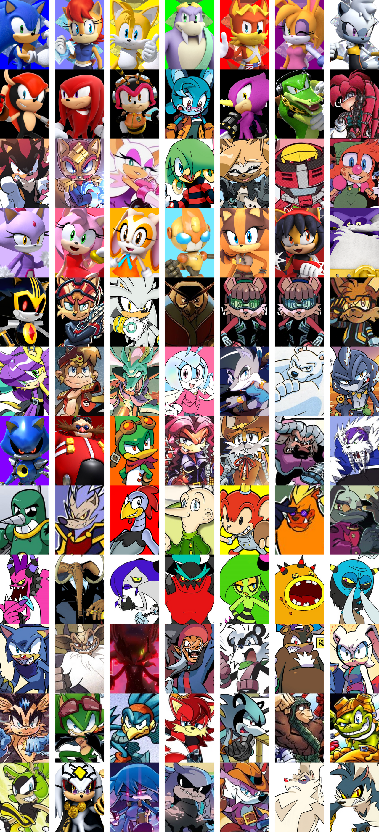 My Top 15 Sonic Characters I was OK With by 4xEyes1987 on DeviantArt