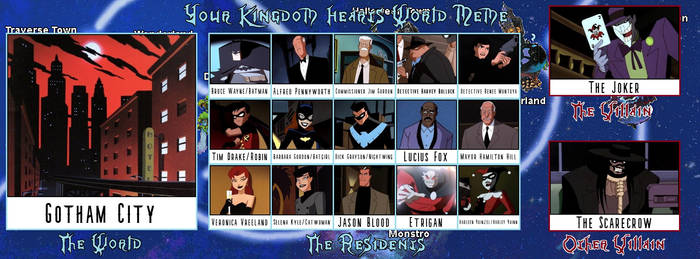 Kingdom Hearts World ~ Batman DCAU ~ Gotham City