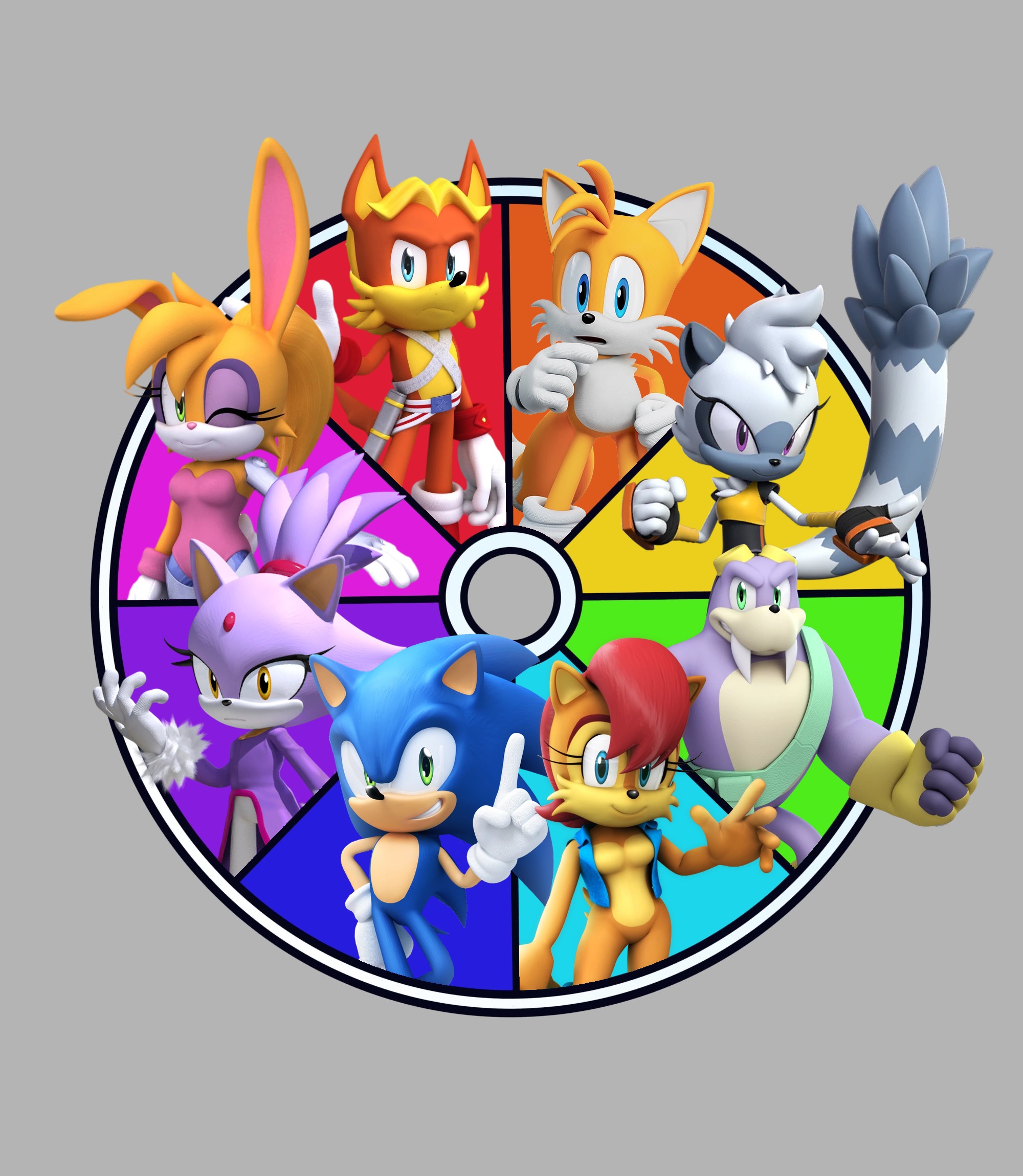 Color Wheel ~ Sonic The Hedgehog by 4xEyes1987 on DeviantArt