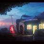Old gas station