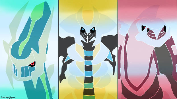 The Sinnoh Trio - Shiny Forms