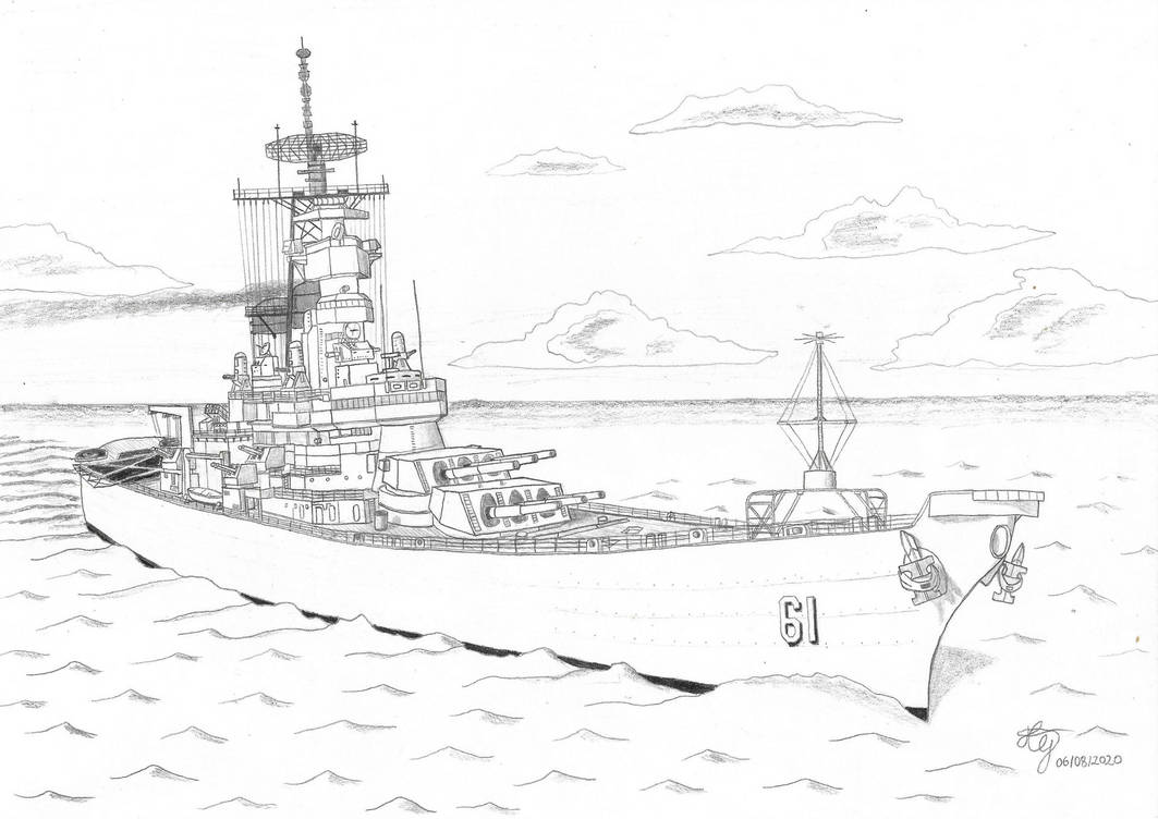 USS Iowa by Caff995 on DeviantArt