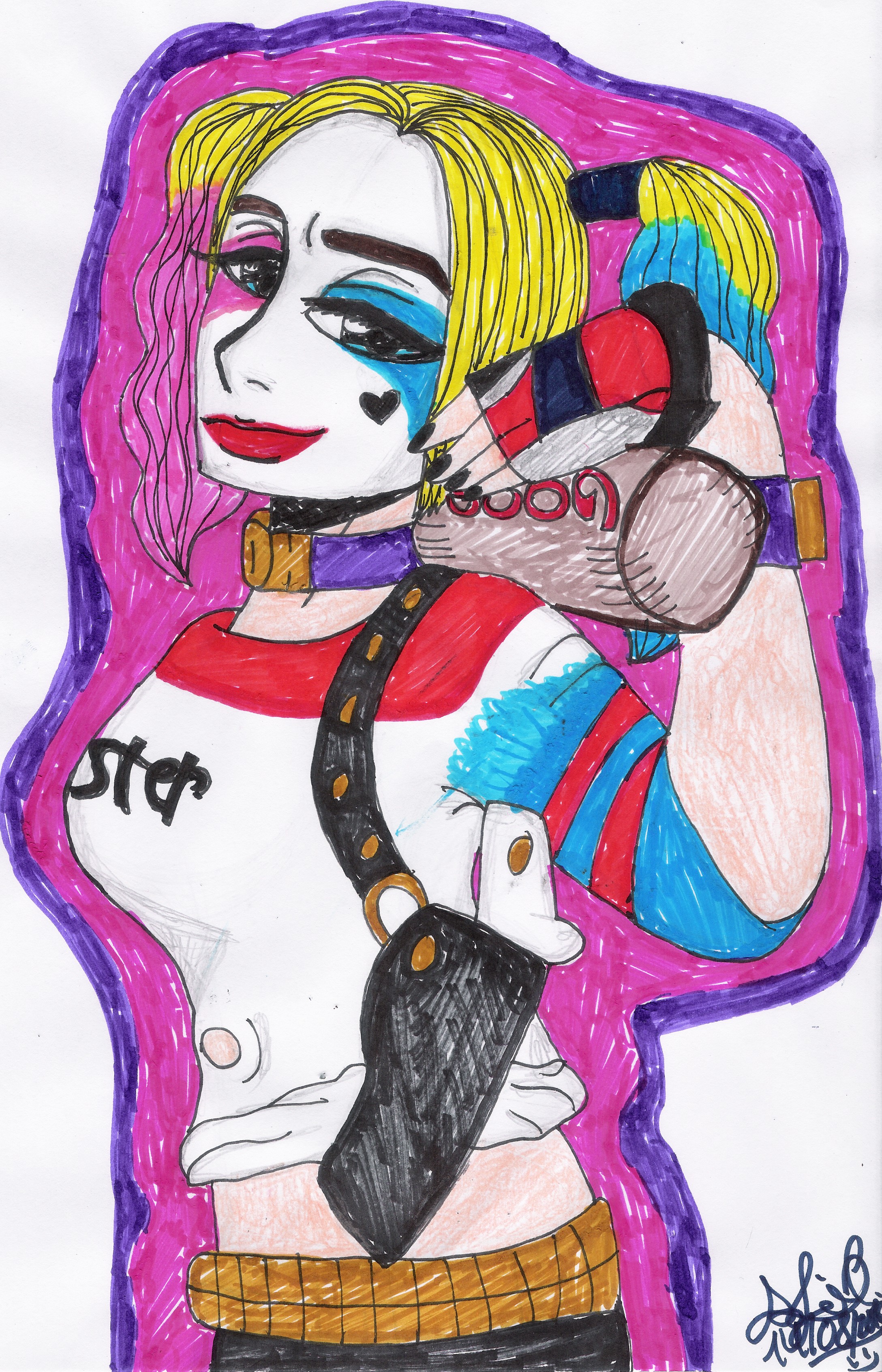 SUICIDE SQUAD Harley Quinn.