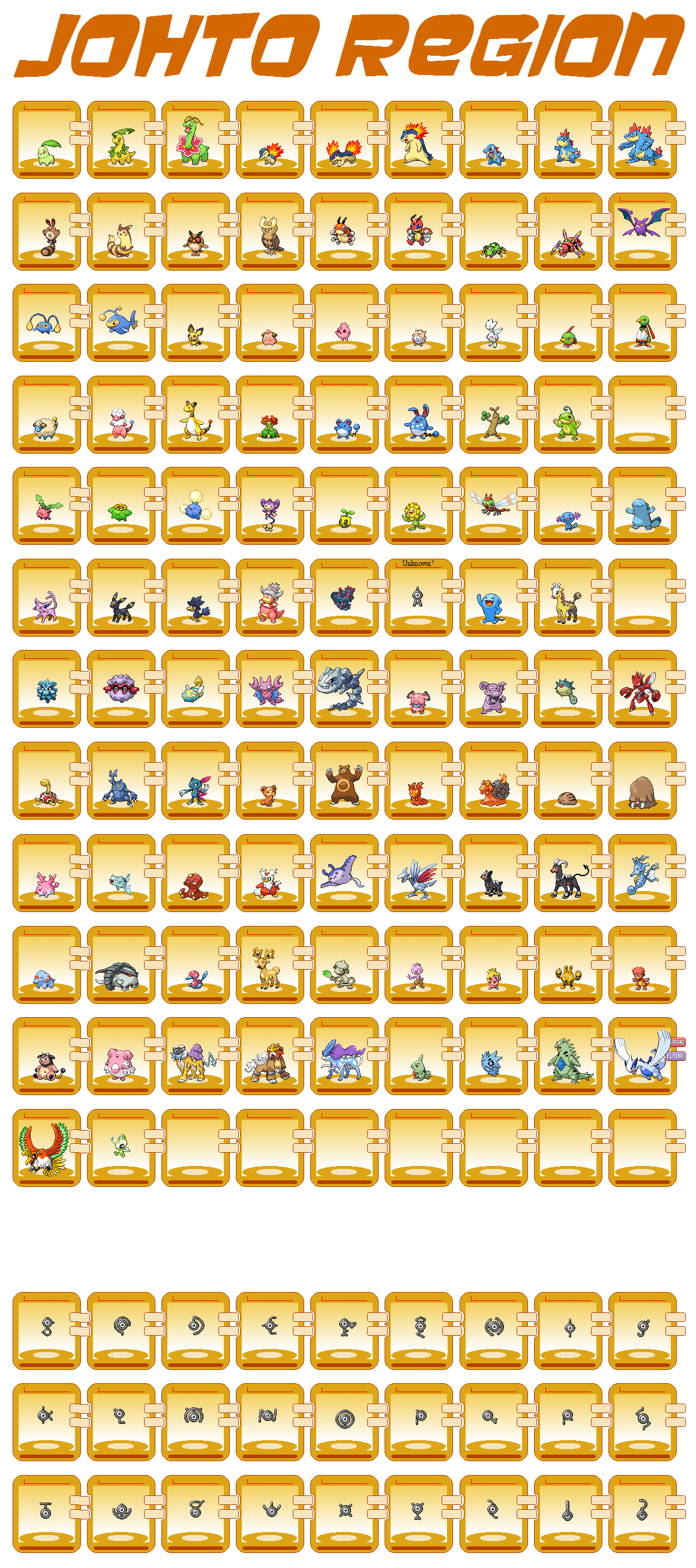 Johto Region Pokedex by HanamiShinto on DeviantArt