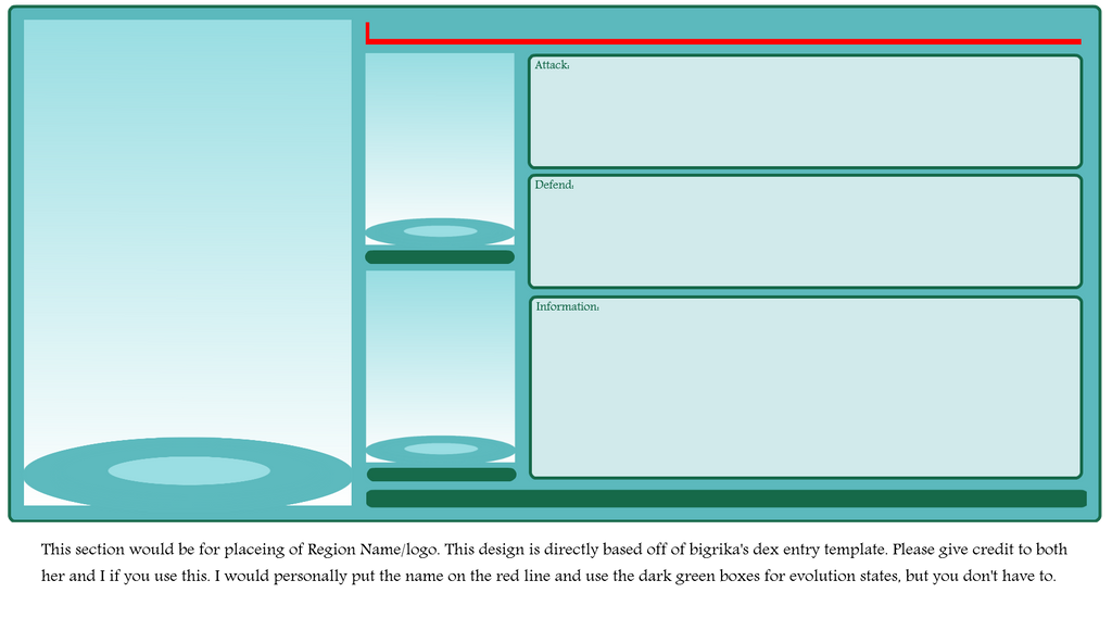 Dex Entry Template by HanamiShinto on DeviantArt