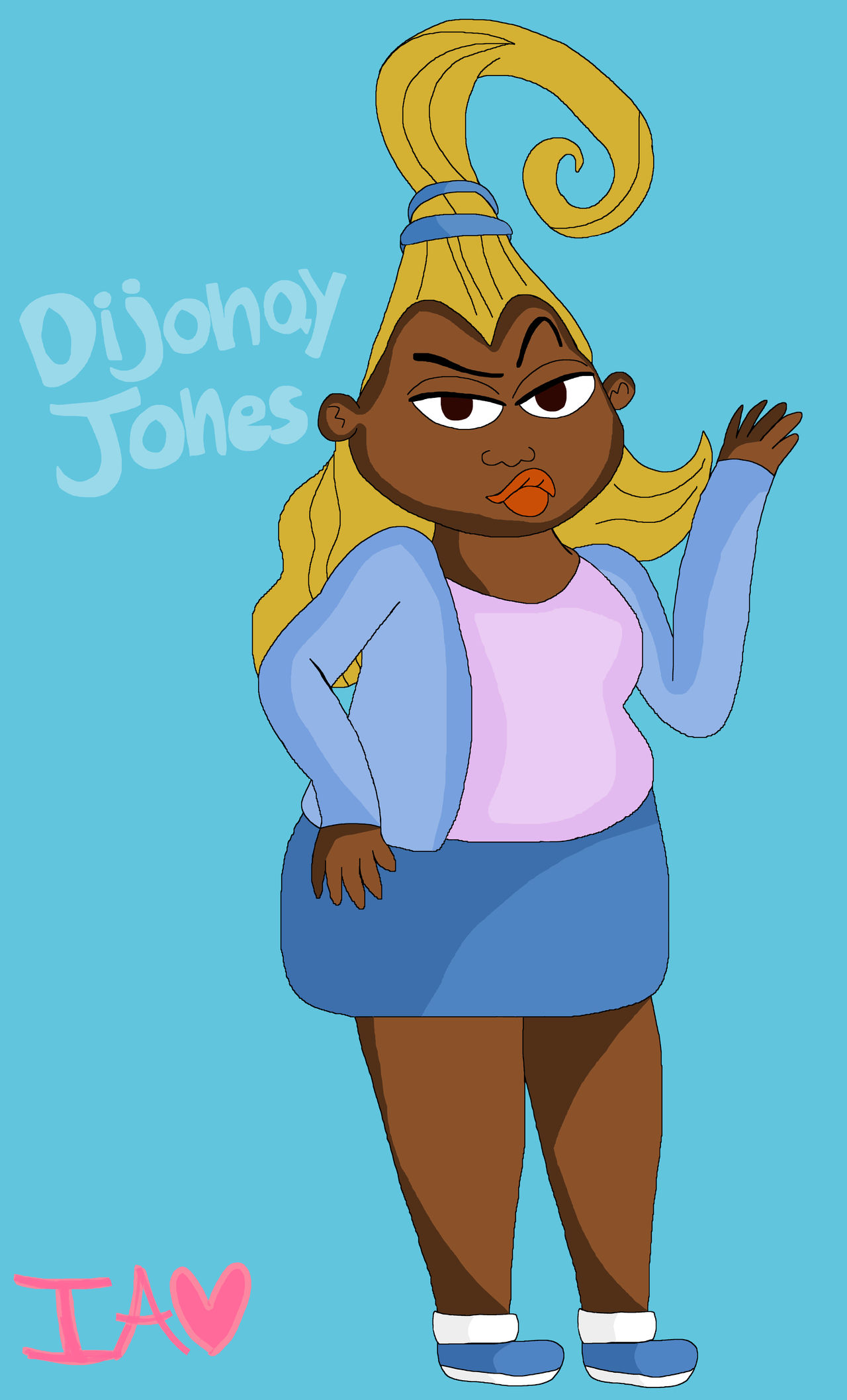 Proud Family Dijonay Jones by MoonlightGeekGirl on DeviantArt