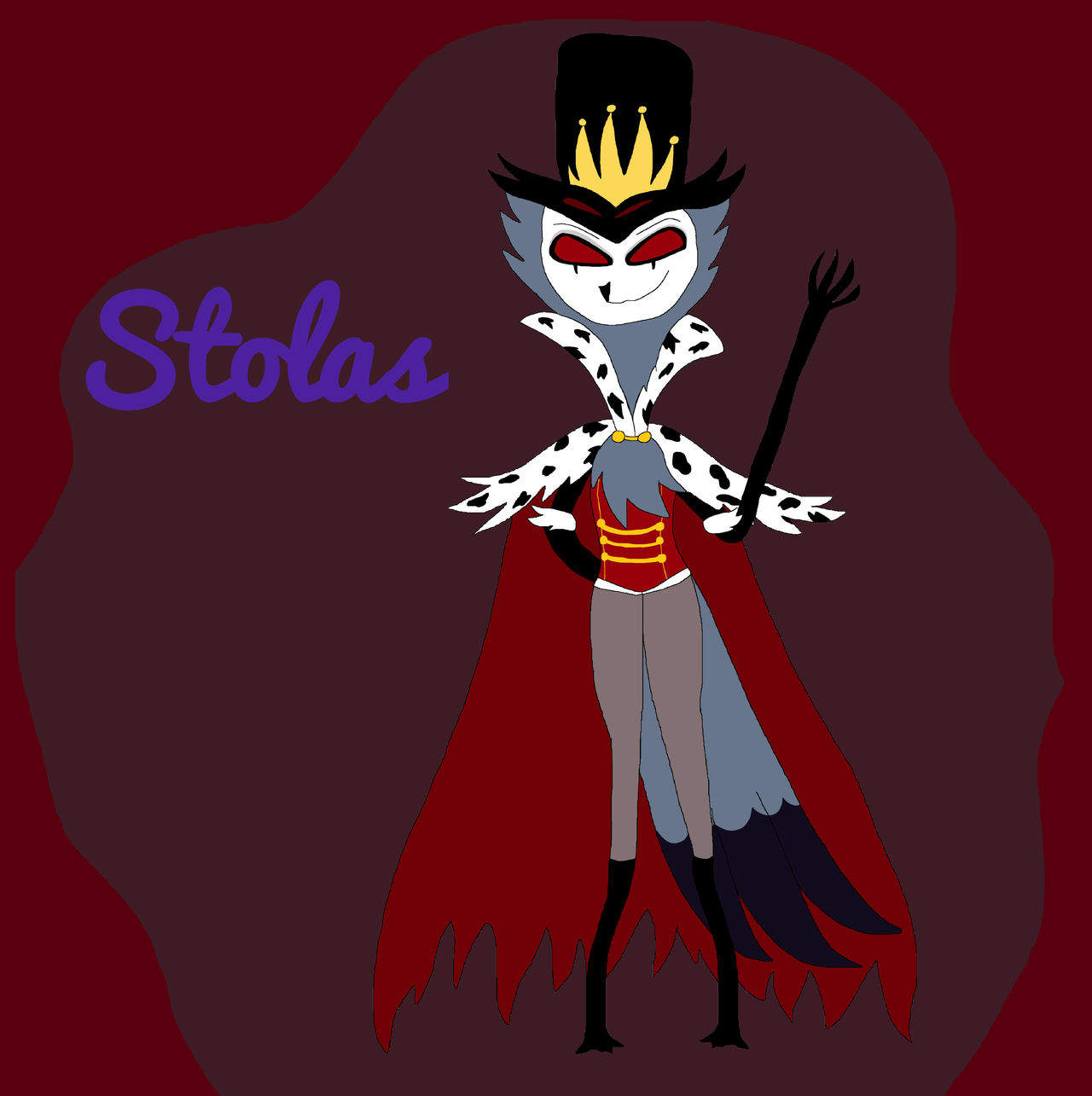 Helluva Boss - Stolas by Moonlight-Geek-Girl on DeviantArt