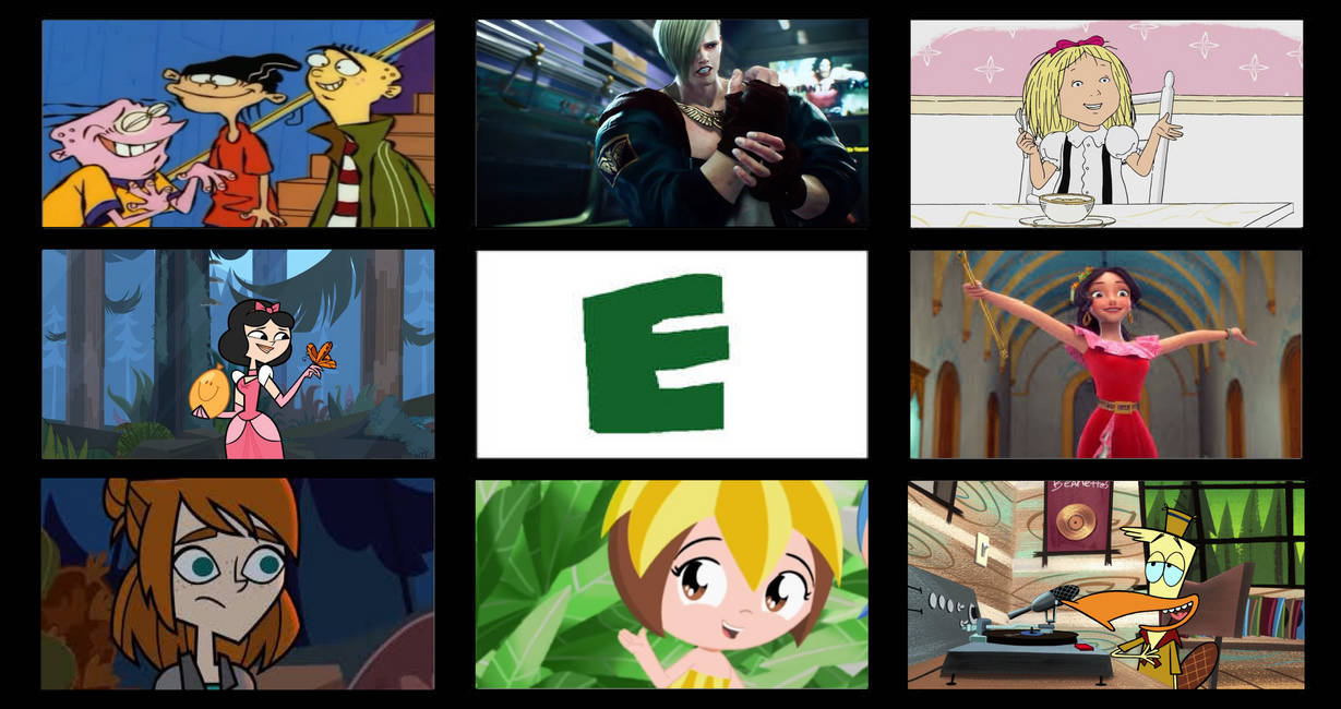 My Favorite E Characters by Moonlight-Geek-Girl on DeviantArt