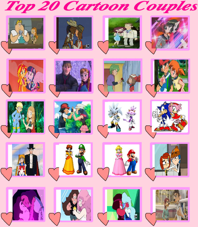My Top 20 Favorite Cartoon Couples by Britishgirl2012 on DeviantArt
