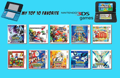 My Top 10 Favorite Nintendo 3DS Games by SissyCat94 DeviantArt