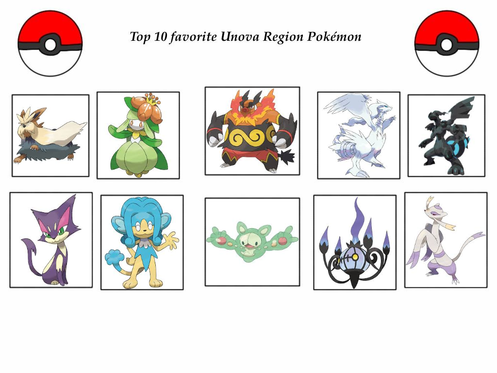 My Top 10 Fav Unova Region Pokemon By Britishgirl12 On Deviantart My Top 10 Fav Unova Region Pokemon By Britishgirl12 On Deviantart