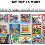 My Top 15 Most Favorite Video Games of all time