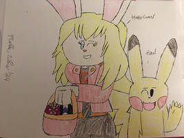 Crossovers - Easter Angel and Pikachu