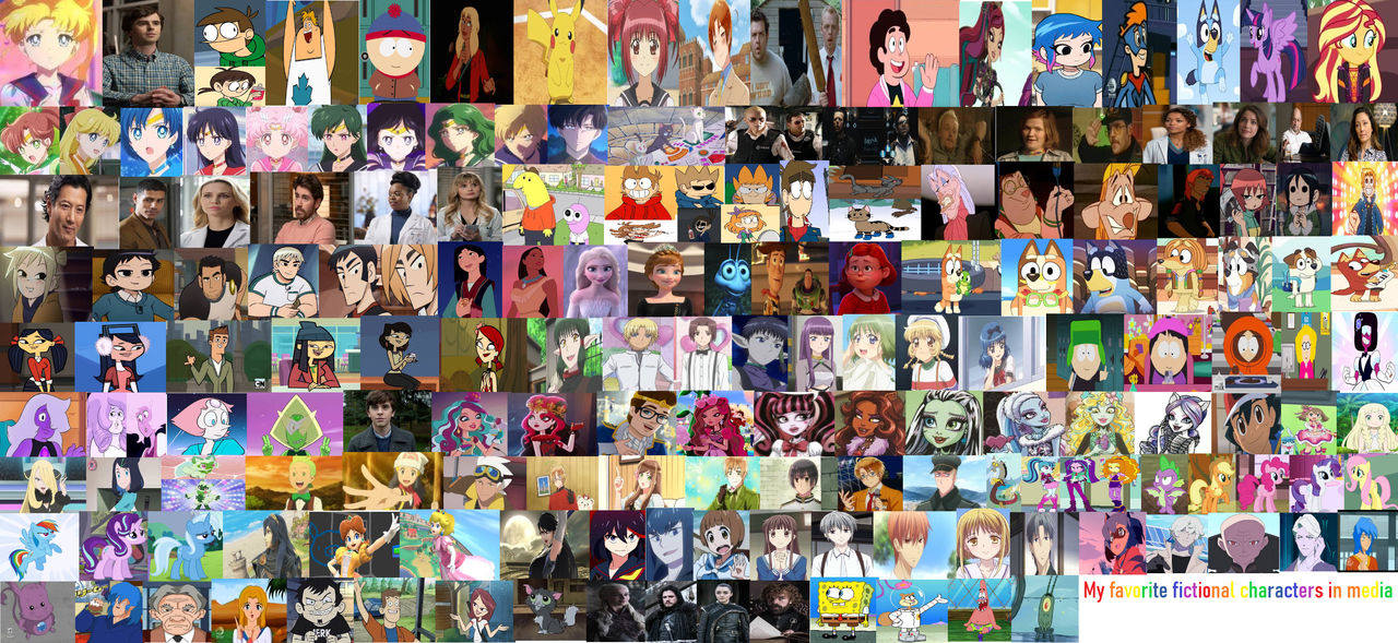 And Collage Deviantart My Favorite Character Collage Updated V2 by SissyCat94 on DeviantArt