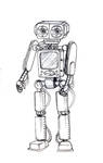Little Scrap Robot - INKS - by RoboMommy