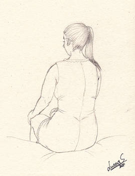 Rear view (young woman)