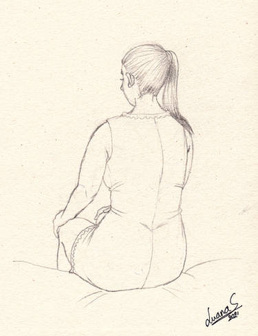 Rear view (young woman)
