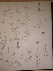 practice noses/mouths