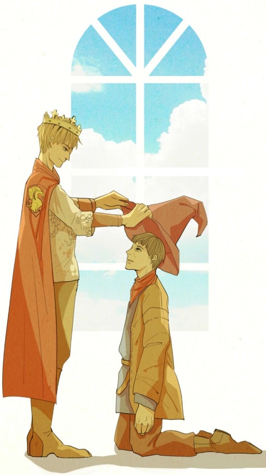 king and merlin