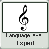 Expert in the musical language of the treble clef