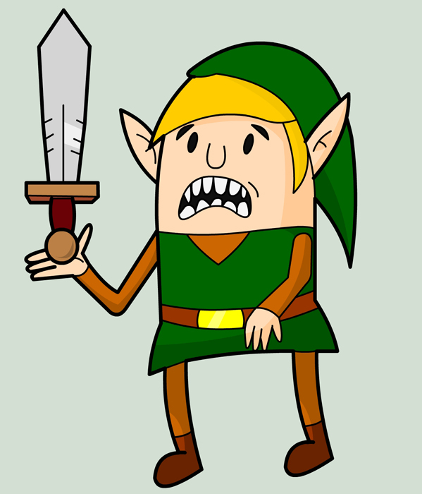 Link - The Legend of Zelda (Adventure Time Style)