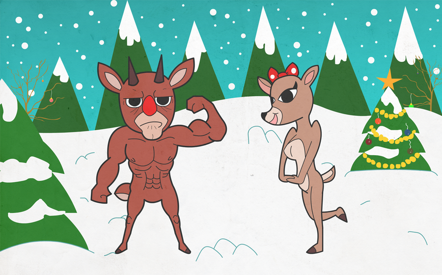 Rudolph The Red Nosed Reindeer by creepyboy on DeviantArt