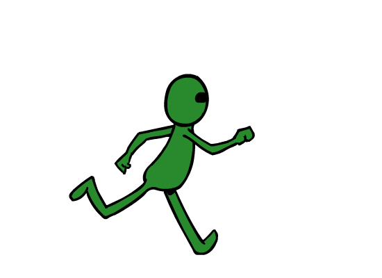 Alien Run (gif) by creepyboy on DeviantArt