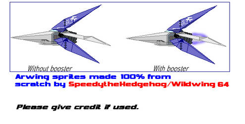 SF Assault Arwing sprites V2