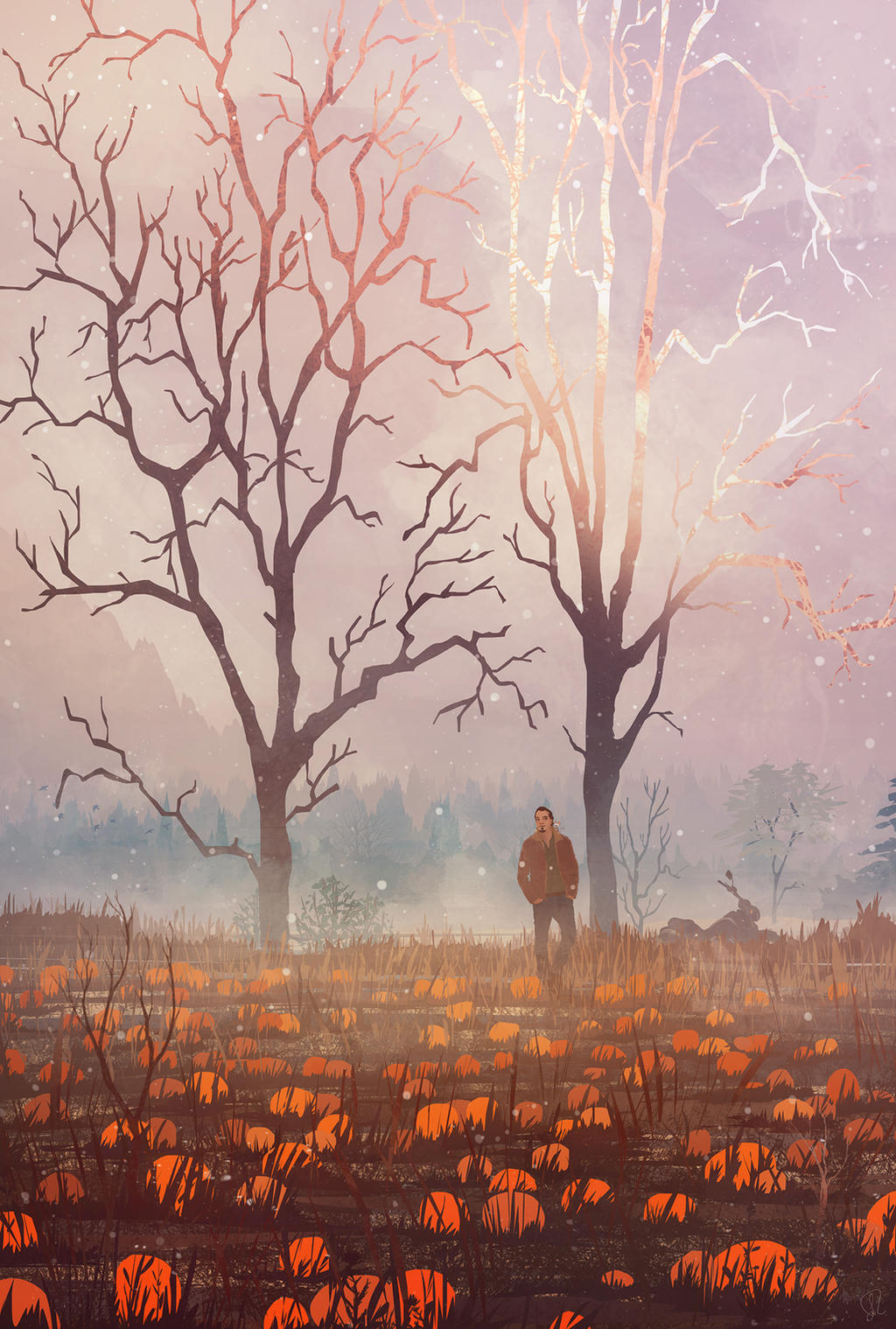 Fall and Pumpkin