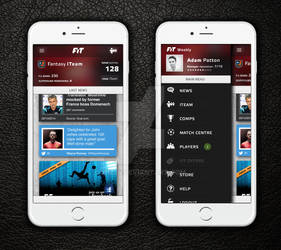 UI for Fantasy iTeam App - new design