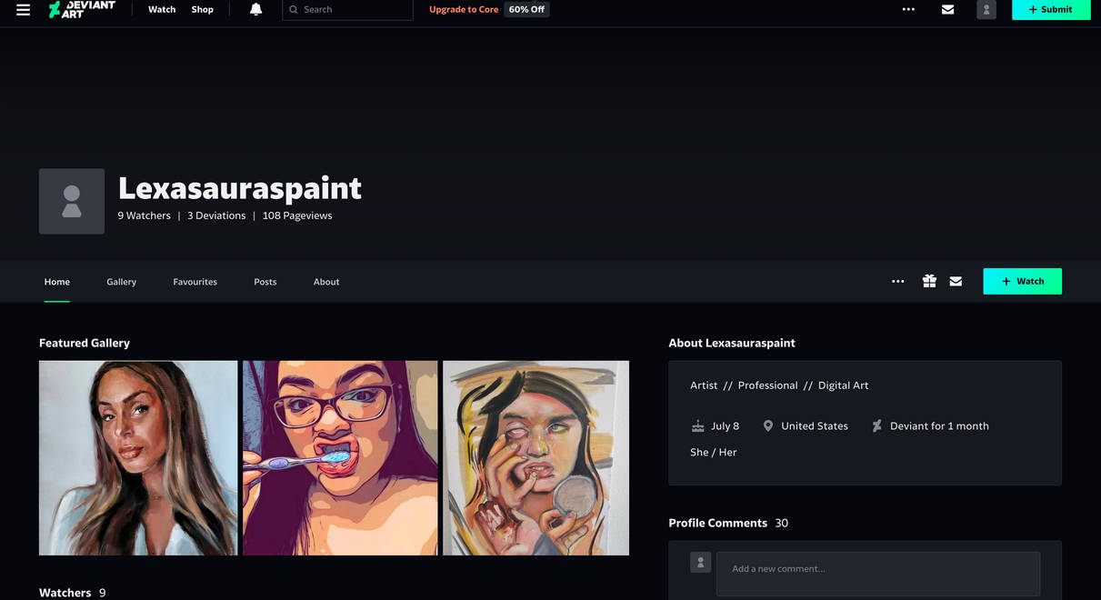 Deviantart Scam Deviantart Scam Bot Alert 14: Lexasauraspaint by PEOPLEVDARKED on ...