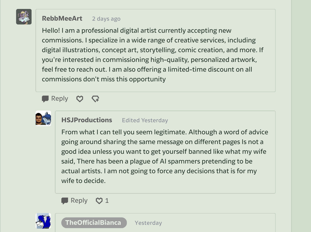Deviantart Scam DeviantArt Scam Bot Alert 26: RebbMeeArt by PEOPLEVDARKED on DeviantArt