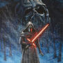 Kylo Ren Star Wars painting