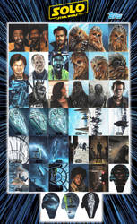 Solo - A Star Wars Story sketch cards.