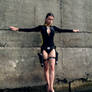 Lara Croft wetsuit - Above the water