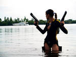 Lara Croft wetsuit - Yacht by TanyaCroft