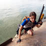 Lara Croft SOLA with harpoon