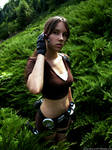 Lara Croft - Earphone by TanyaCroft