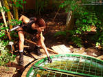 Lara Croft and chemical mixtures by TanyaCroft