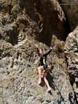 Lara Croft wetsuit - rock climbing by TanyaCroft