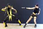 Lara Croft and Scorpion - Igromir'12 by TanyaCroft