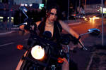 Tomb Raider Lara Croft ripped dress - bike by TanyaCroft