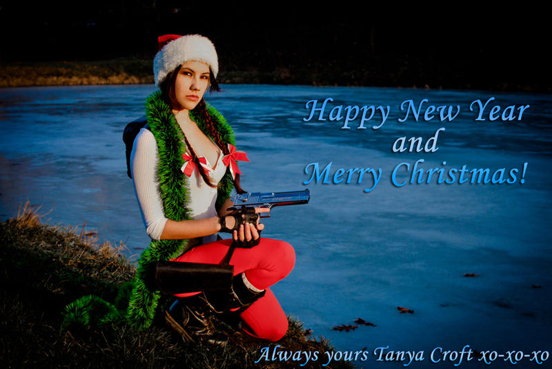 Lara Croft - Happy New Year and Merry Christmas!